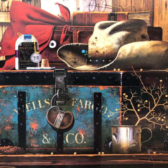 Milton Bradley 1995 - Charles Wysocki's COWBOY BOOTS #4679-22 - 1000pc Puzzle - Picture 3 of 7